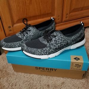 Sperry Sneakers- Cheetah print NWT